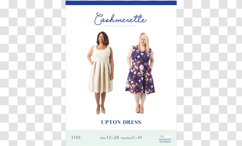 T-shirt Dress Clothing Sizes Sewing Pattern - Frame Transparent PNG