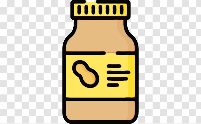 Yellow Clip Art Bottle - Watercolor Transparent PNG