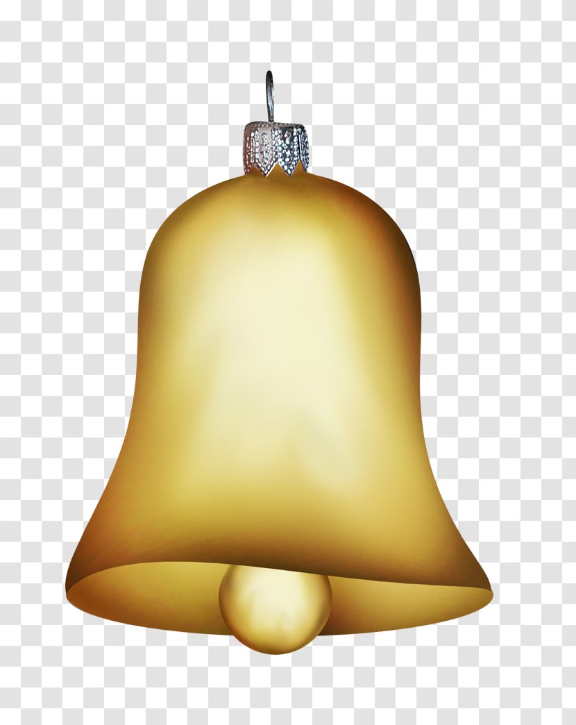 Bell Material Clip Art - Yellow - Brown Painted Transparent PNG