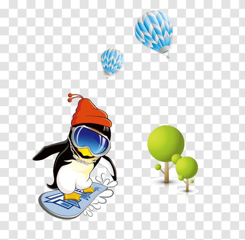 Penguin Razorbills Cartoon Flightless Bird - Masked Transparent PNG