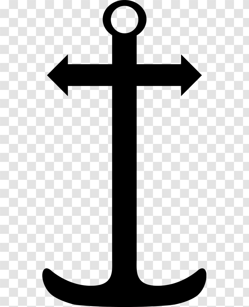 Anchored Cross Christian Variants Tau - Potent Transparent PNG