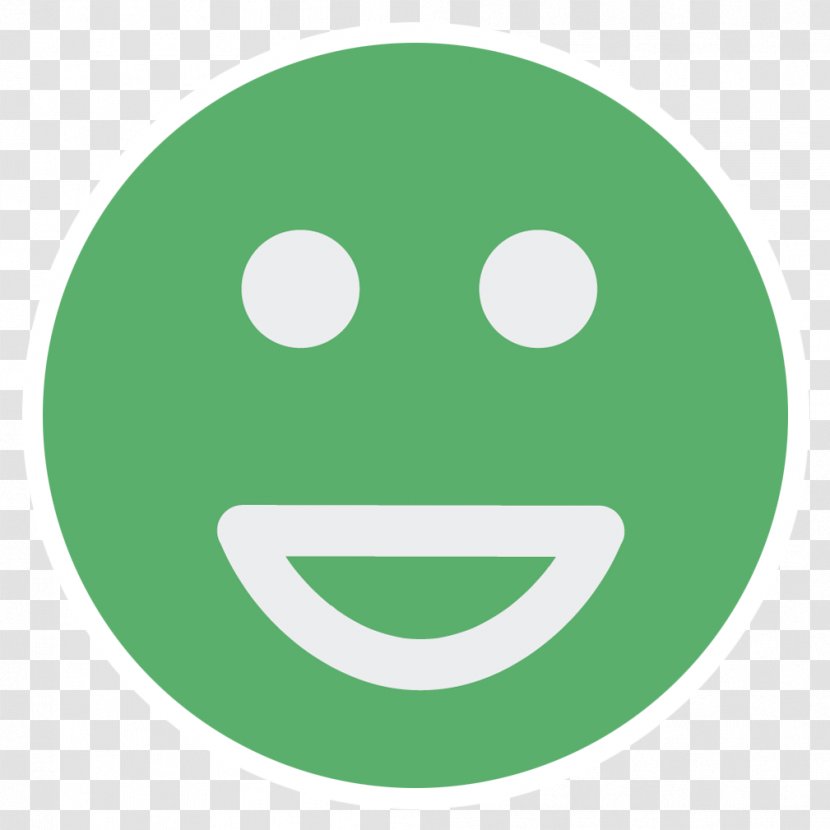 Smiley Circle Text Messaging Cartoon Font - Green Transparent PNG