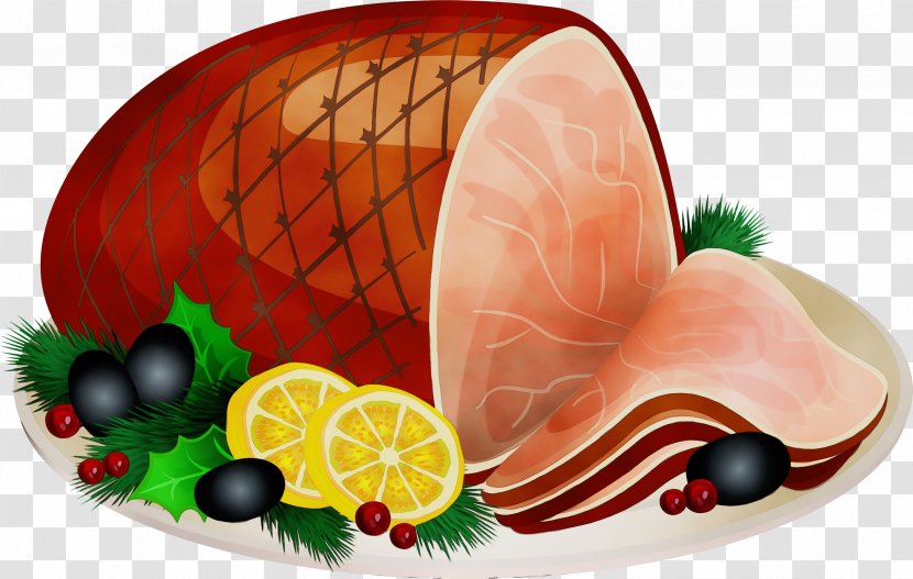 Food Garnish Ham Fruit Cuisine Transparent PNG