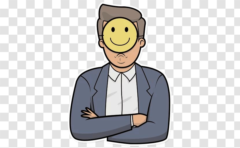 Sticker Laughter Computer Smile Clip Art - Cartoon - Emoji Telegram Transparent PNG