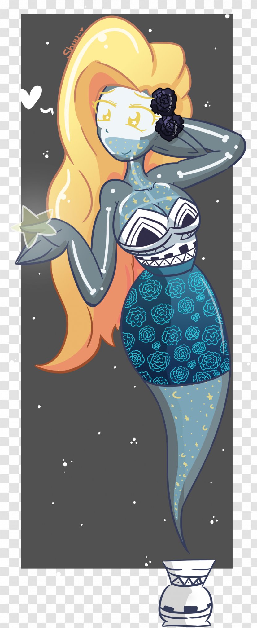 Mermaid Cartoon Merman - Space - Shining Bright Transparent PNG