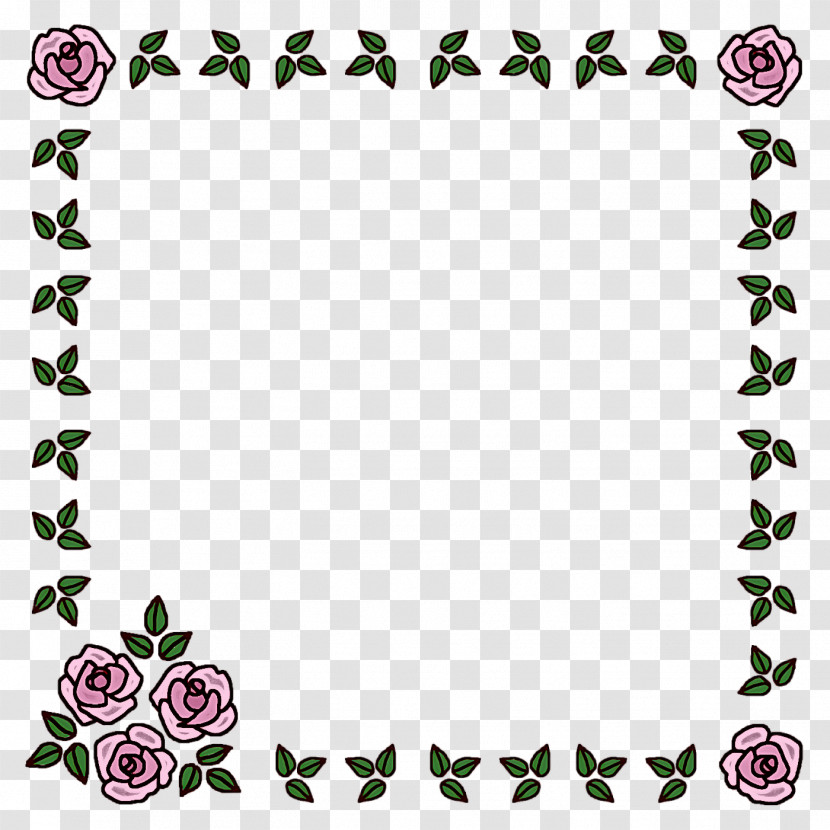 Flower Frame School Frame Kindergarten Frame Transparent PNG