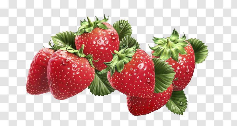 Strawberry Fruit Auglis - Frutti Di Bosco Transparent PNG