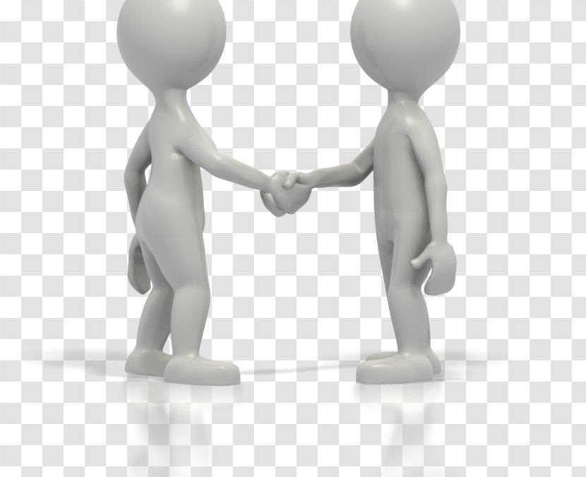 Stick Figure Business Handshake Etiquette Professional - Hand - Shake Hands Transparent PNG