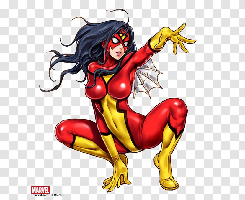 Spider-Woman Spider-Man Mary Jane Watson Female Spider-Girl - Fictional Character - Spider Woman Transparent PNG