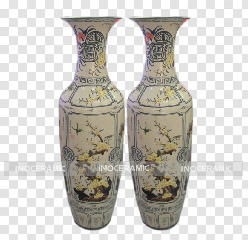 Ceramic Vase Lunar New Year Ho Chi Minh City Vietnamese Art - Hoa Mai Transparent PNG