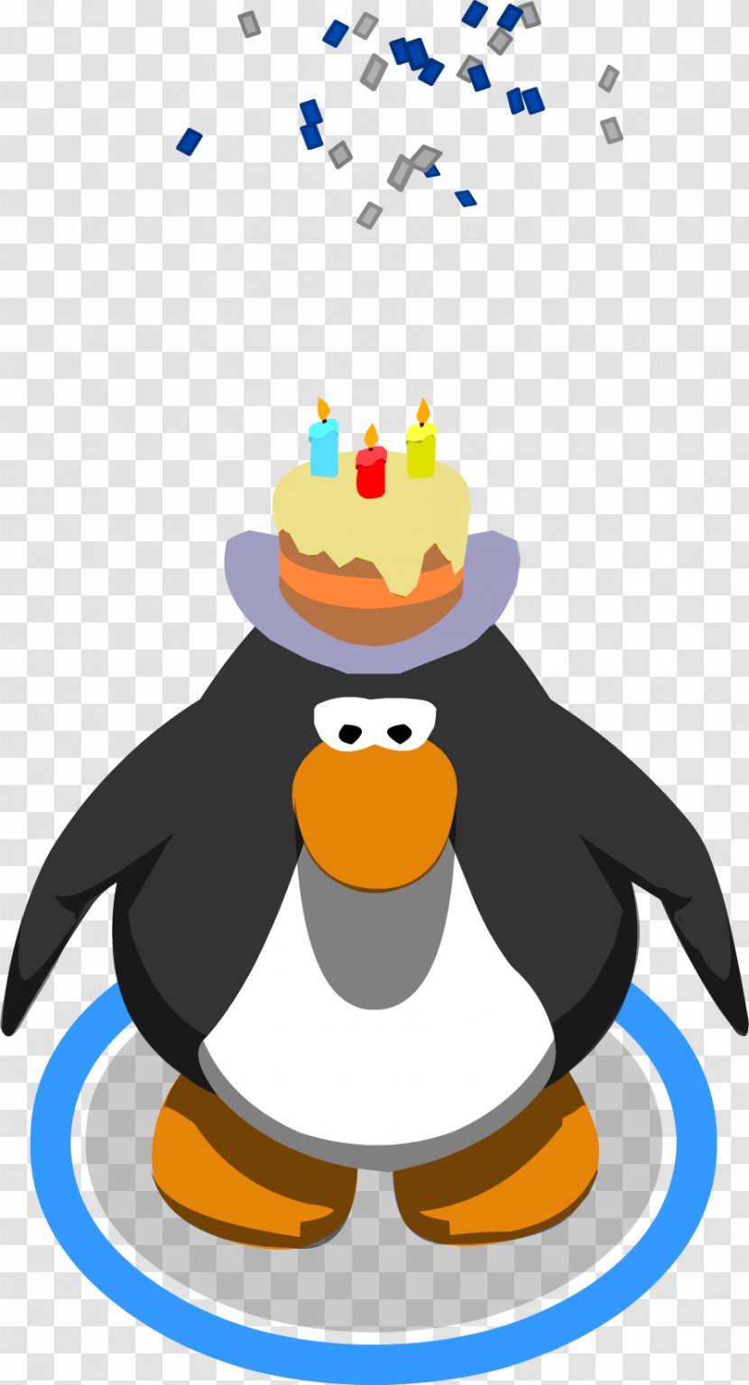 Club Penguin Party Hat Clip Art - Birthday - Animation Transparent PNG