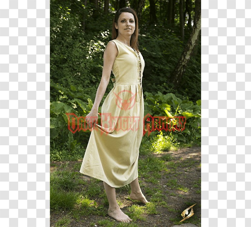 Wedding Dress Middle Ages Slip Peasant - Frame Transparent PNG