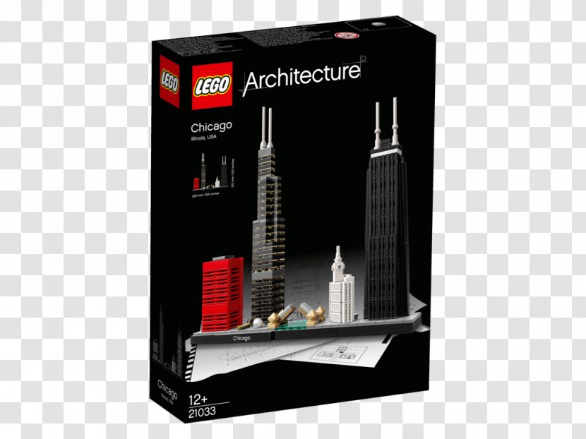 Lego Architecture LEGO 21033 Chicago The Store - Bottle - Building Transparent PNG
