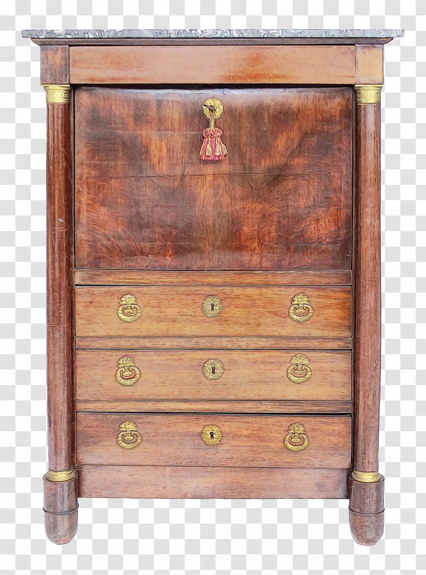Drawer Furniture Chest Of Drawers Chiffonier Nightstand - Dresser - Wood Hardwood Transparent PNG