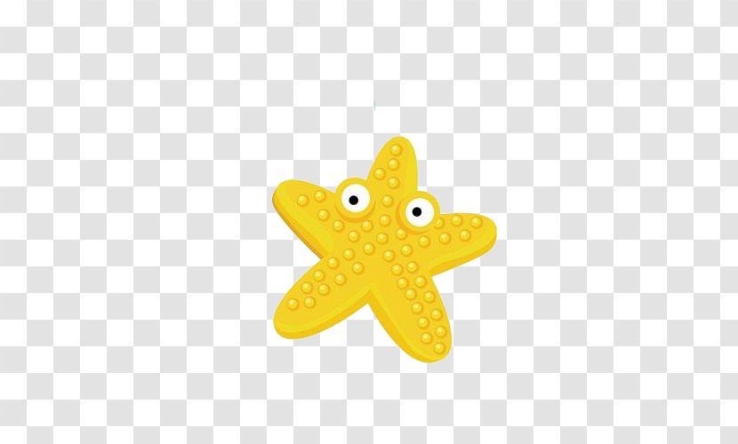 Computer File - Animation - Yellow Starfish Material World Transparent PNG