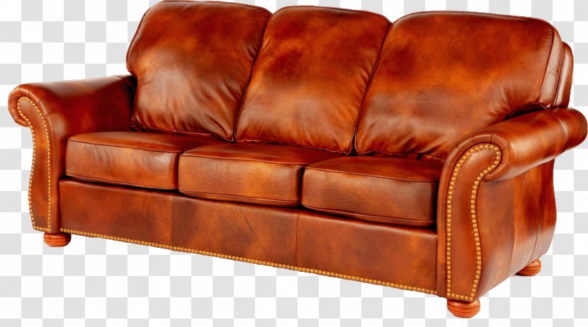 Couch Club Chair Leather Western - Cowboy Transparent PNG
