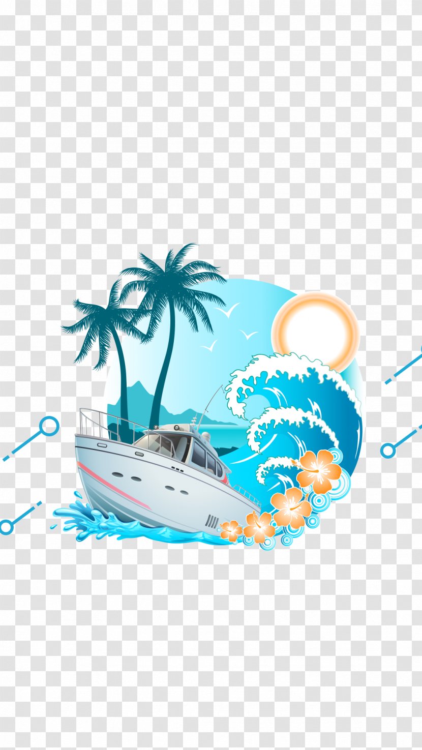 Tourism Cruise Ship Clip Art - Brand - Island Transparent PNG