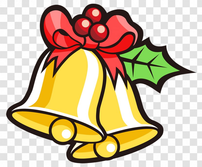 Jingle Bell Christmas Clip Art - Flower - Cartoon Cliparts Transparent PNG