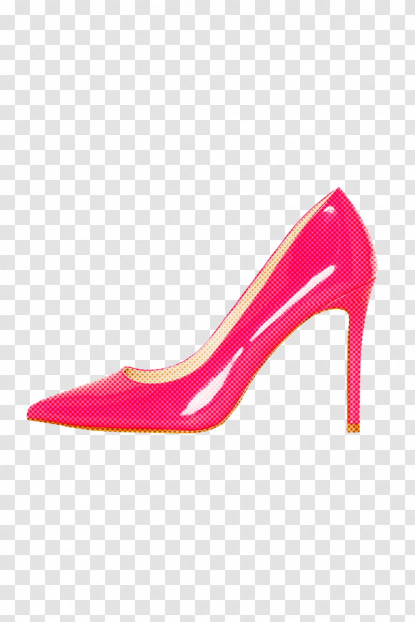 Footwear High Heels Court Shoe Pink Shoe Transparent PNG