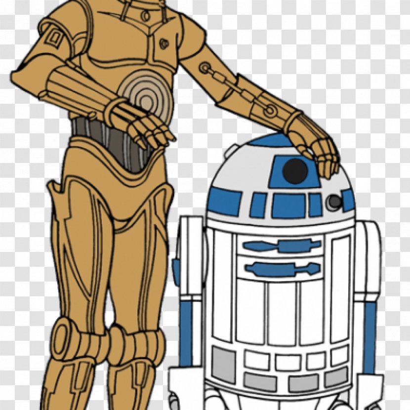 R2-D2 Anakin Skywalker C-3PO Clip Art Star Wars - Force - Publisher Transparent PNG