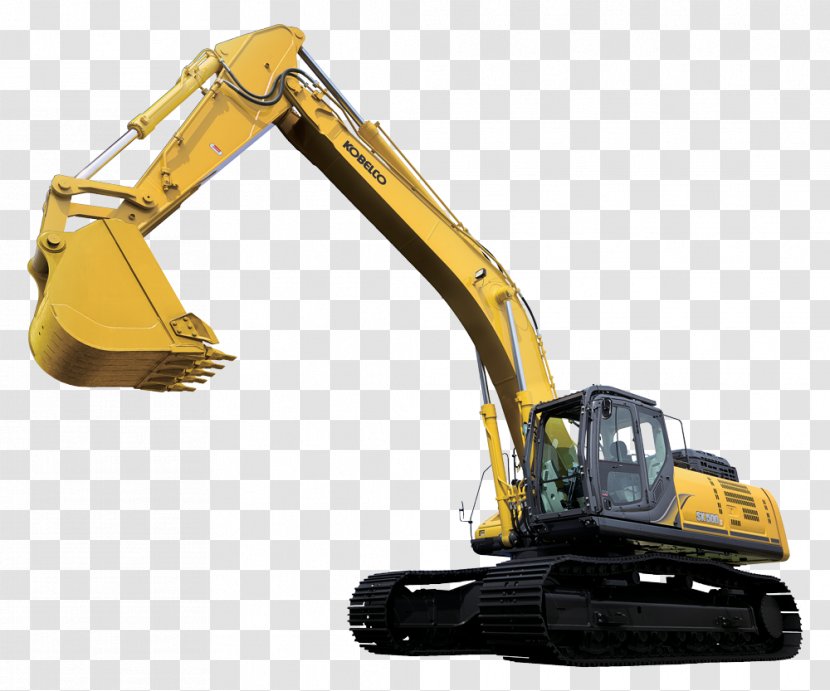 Kobelco Construction Machinery America Excavator Heavy Kobe Steel - Yellow Transparent PNG