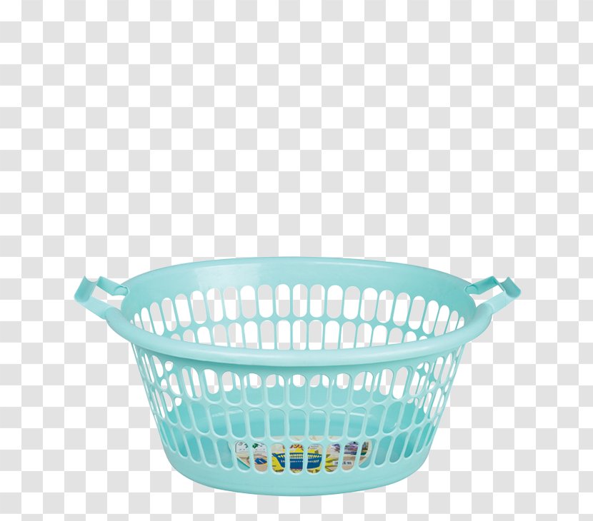 Clothing Basket Plastic Textile Blue - Toples Transparent PNG