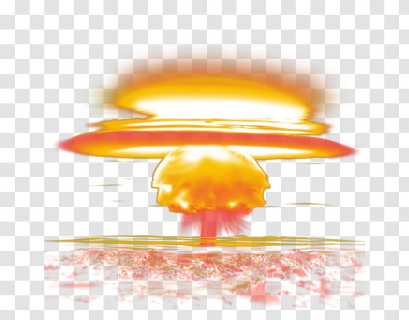 Mushroom Cloud Light Flame Fire - Explosion Transparent PNG