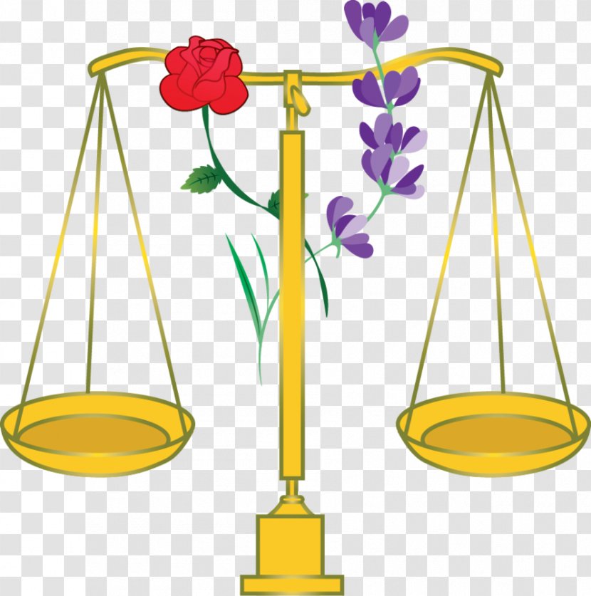 Measuring Scales Flower Line Clip Art - Weighing Scale - Desert Rose Transparent PNG