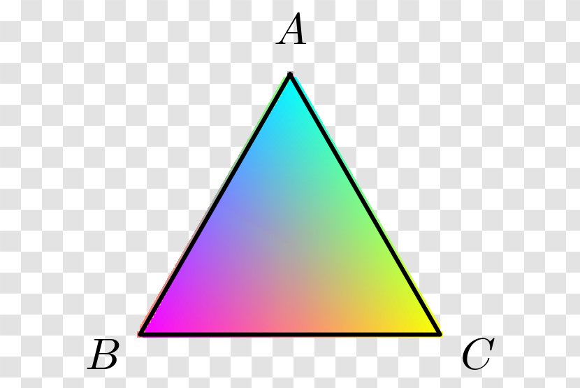 Triangle Ternary Plot Matplotlib RGB Color Model - Numpy Transparent PNG
