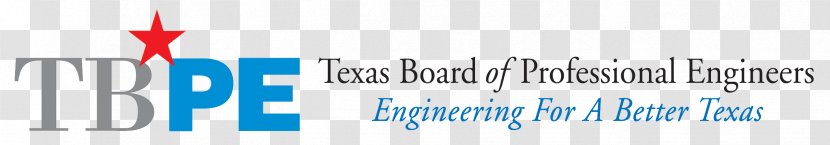 Logo Texas Board Of Professional Engineers Product Font - Text Transparent PNG