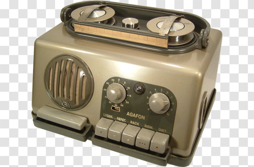 Wire Recording AGA Museum Compact Cassette Tape Recorder Electronics - Molk Transparent PNG