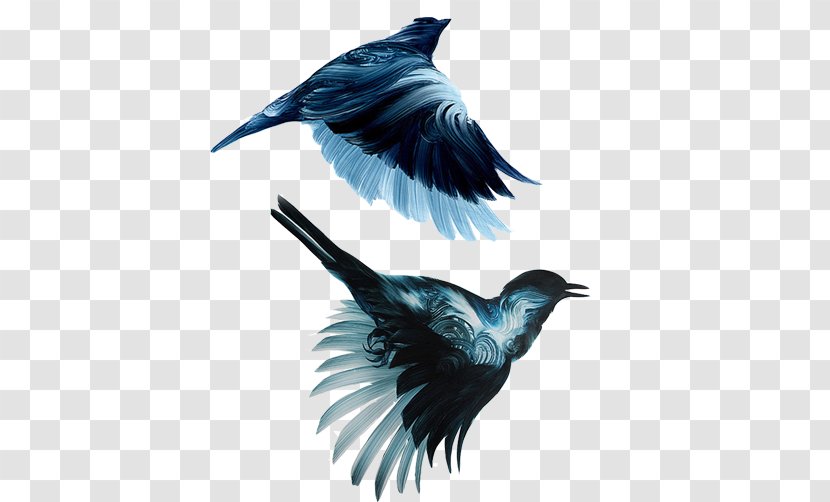 New York City Bird Painting Drawing Illustration - Bachelor Of Fine Arts - Birds Flying Material Picture Transparent PNG