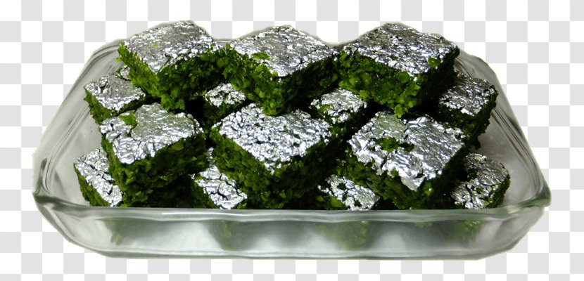 Mineral Leaf Vegetable - Crystal - Kaju Katli Transparent PNG