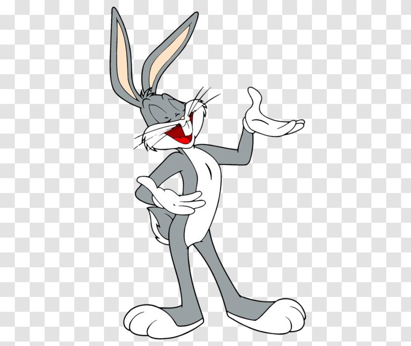 Bugs Bunny Cartoon Rabbit Clip Art - Silhouette Transparent PNG