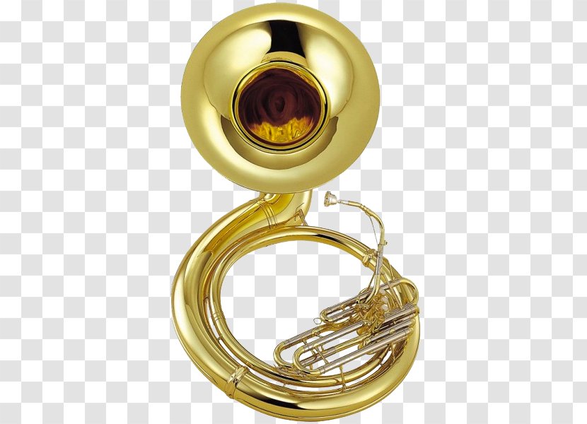 Sousaphone Musical Instruments Brass Tuba Marching Band - Flower Transparent PNG