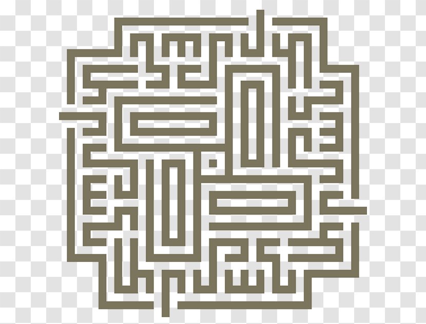 Labyrinth Calligraphy Maze - Area - Symbol Transparent PNG