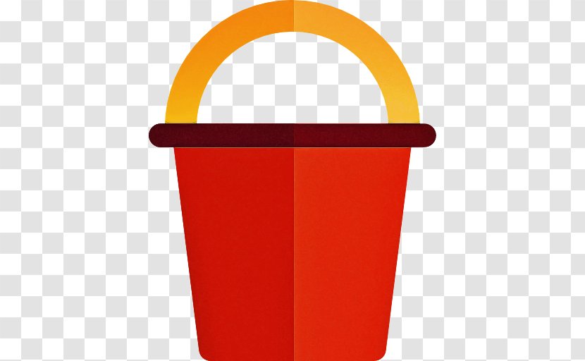Orange - Bucket - Plastic Transparent PNG