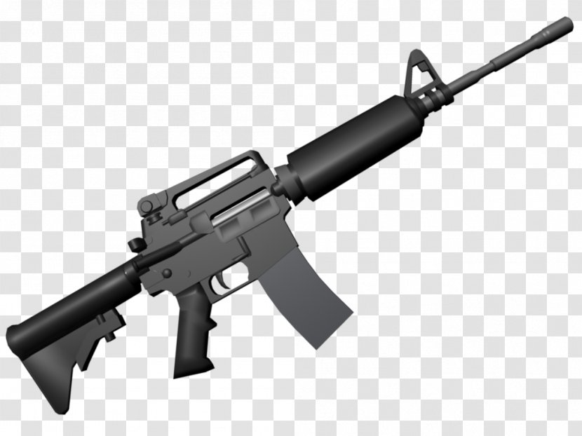 LWRC International M4 Carbine Firearm Receiver Weapon - Heart Transparent PNG