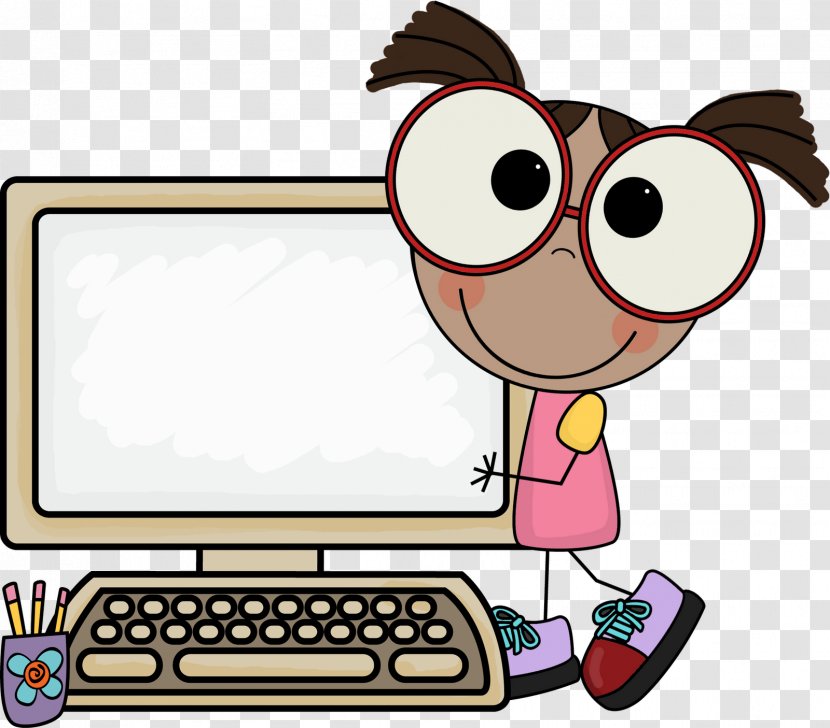 Primary School - Computer Lab - Desktop Output Device Transparent PNG