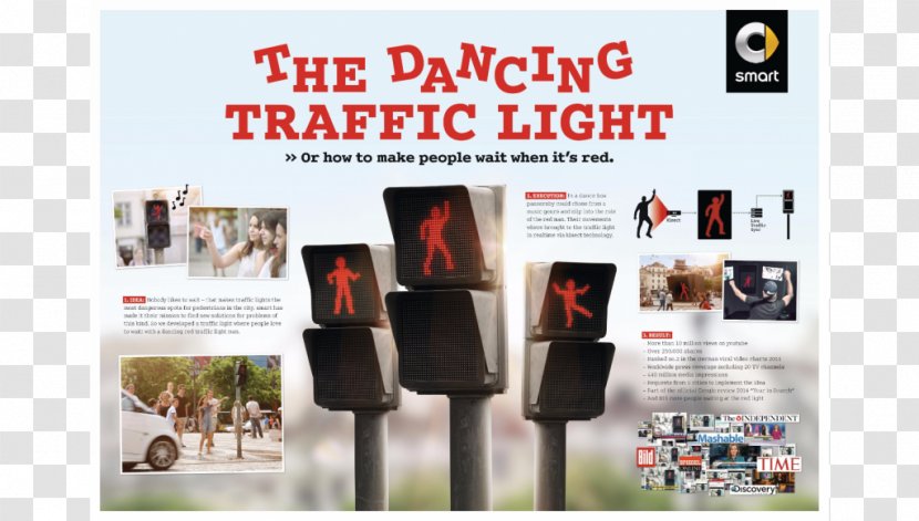 Cannes Lions International Festival Of Creativity Smart Traffic Light Advertising - Multimedia Transparent PNG