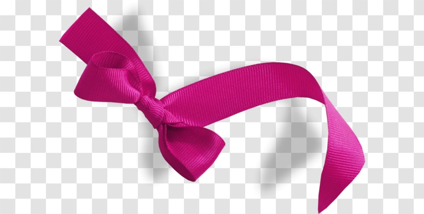 Bow Tie Ribbon Pink M Transparent PNG