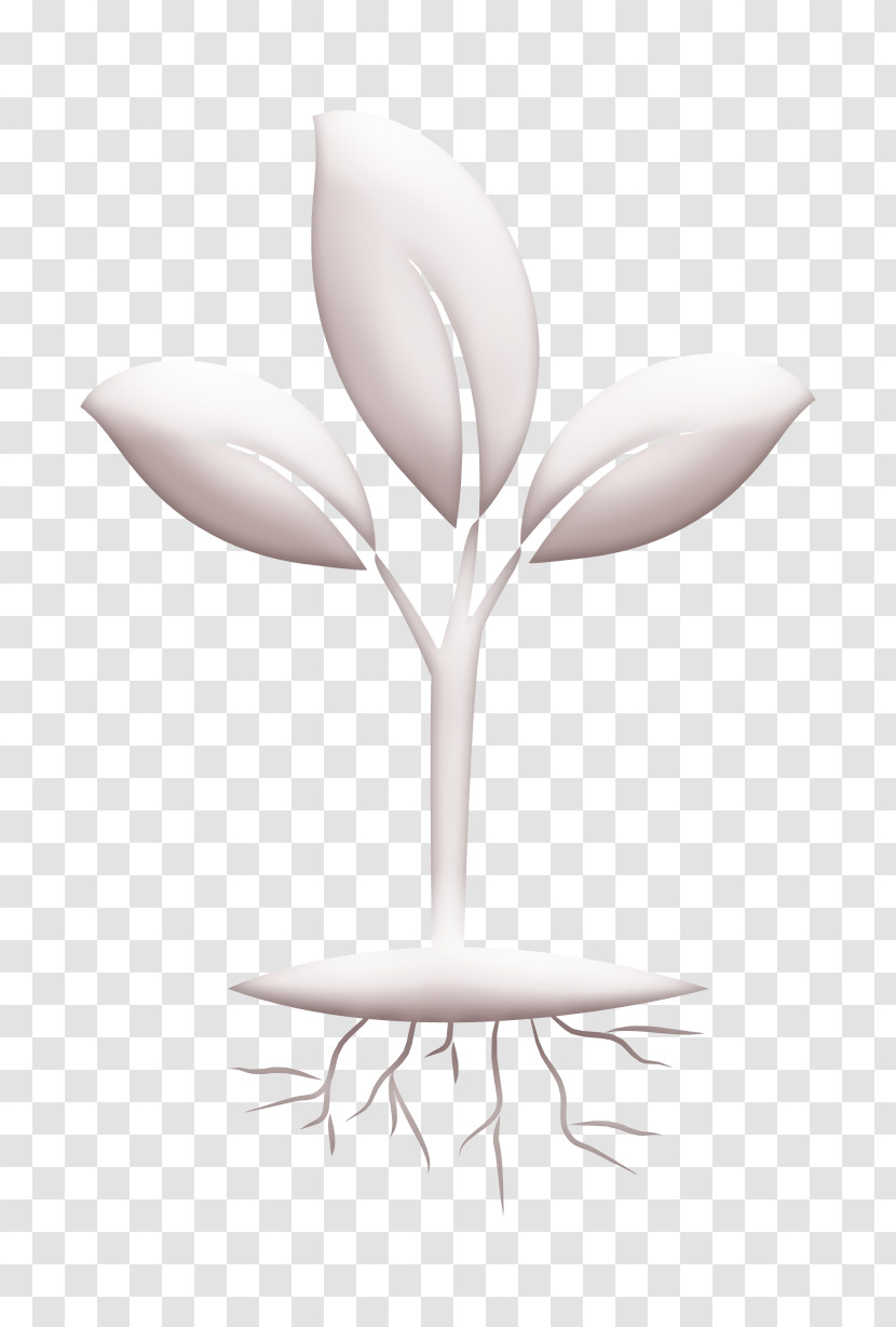 Nature Icon Plant And Root Icon Garden Icon Transparent PNG