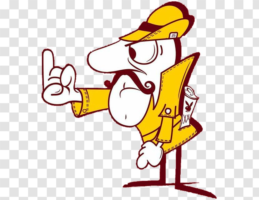 Inspector Clouseau Cartoon Clip Art - Animal - Middle Finger Transparent PNG