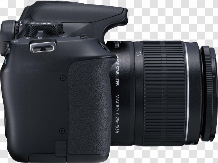 Canon EF-S Lens Mount EF 18–55mm Digital SLR Camera - Mirrorless Interchangeable Transparent PNG
