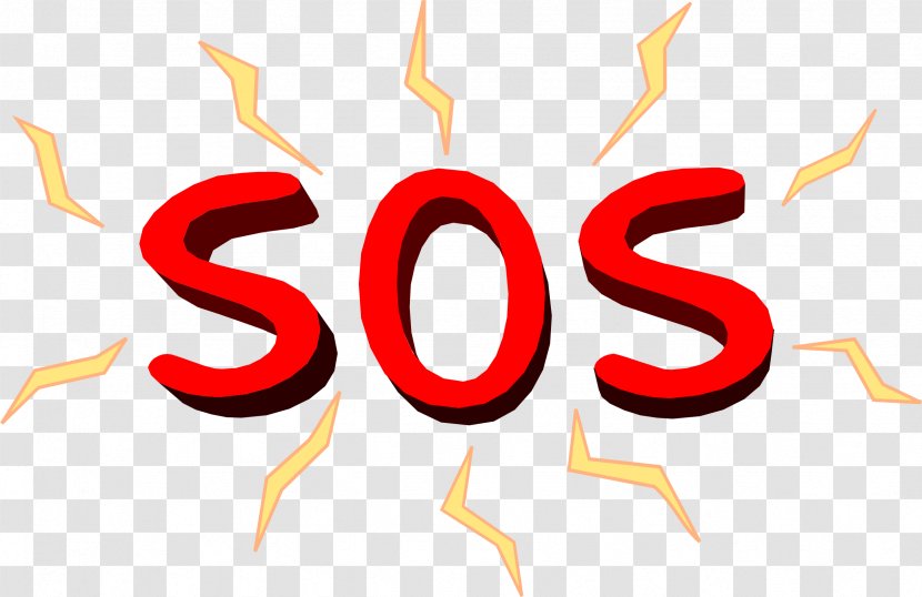 SOS Symbol Distress Signal Clip Art - Logo Transparent PNG