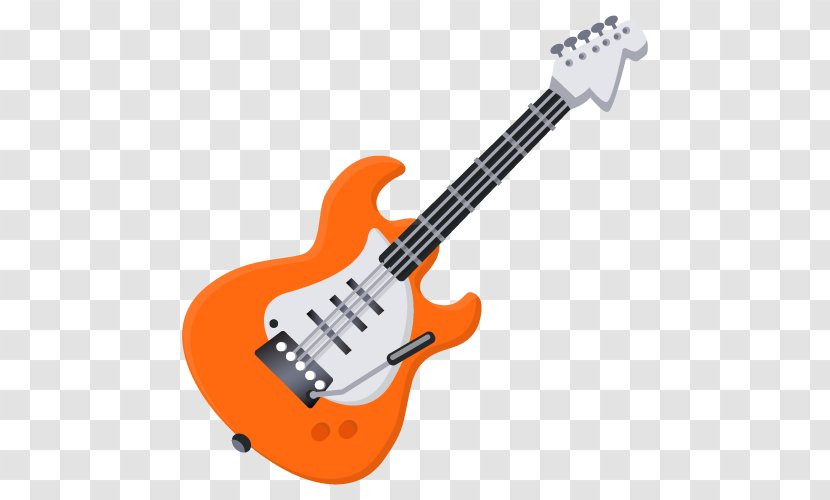 Emoji Electric Guitar Musical Instruments - String Instrument Accessory Transparent PNG