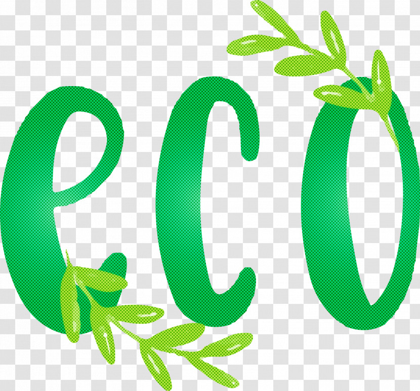 Earth Day ECO Green Transparent PNG
