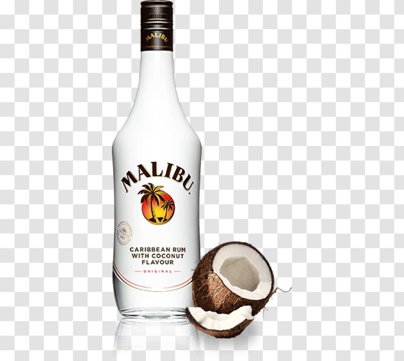 Malibu Light Rum Distilled Beverage Punch - Special Summer Drink Transparent PNG