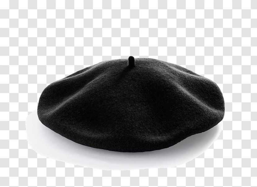 Hat - Cap - Black Beret Transparent PNG