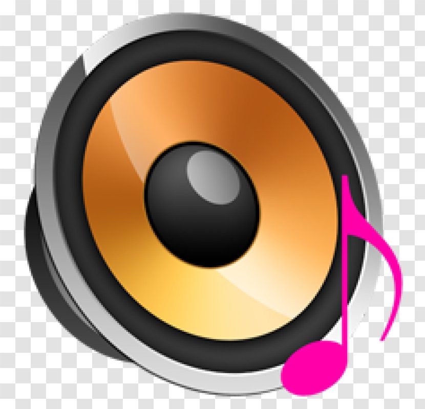 Loudspeaker Sound Clip Art - Pc Speaker - Yellow Transparent PNG
